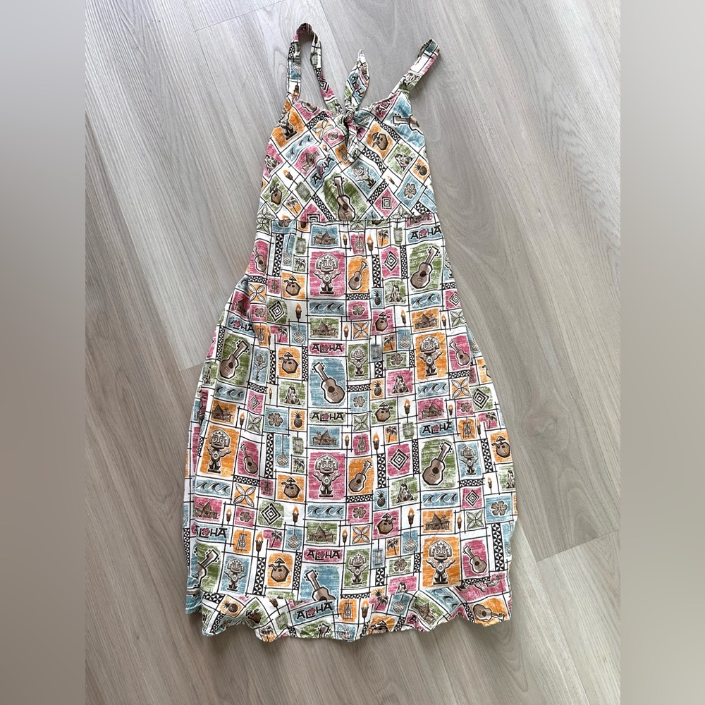 Disney World Girls’ L 10-12 Polynesian tiki dress